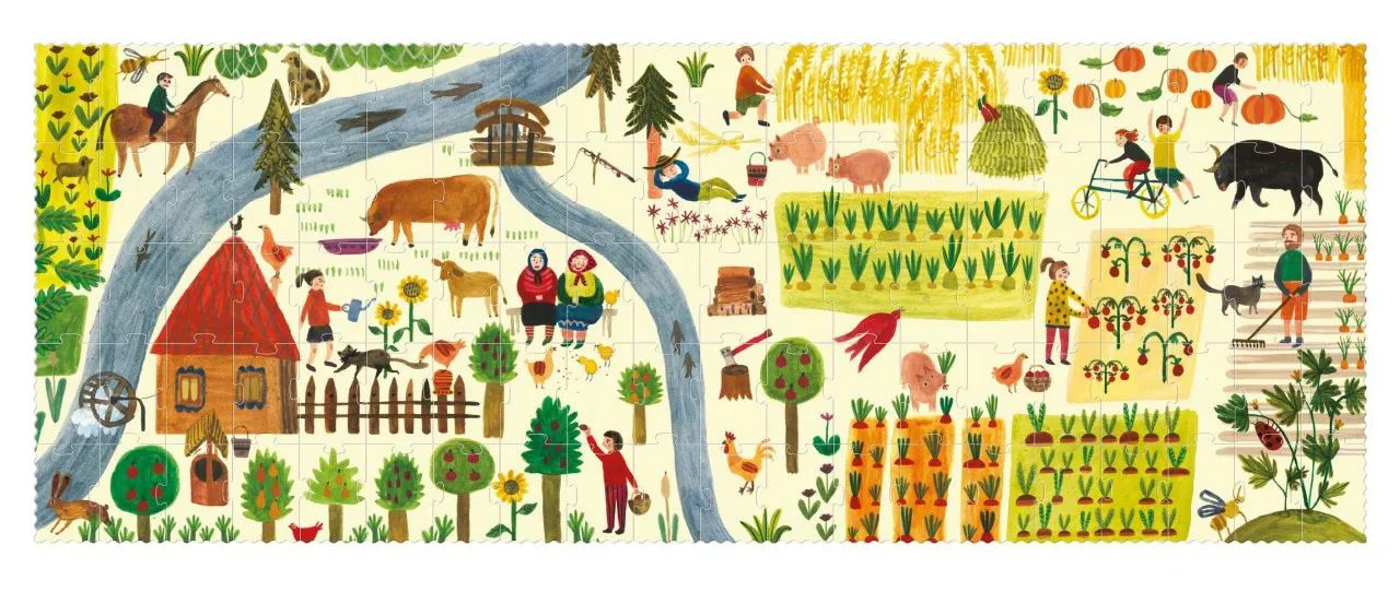 Puzzle Londji Bucura-te de ferma, 100 piese