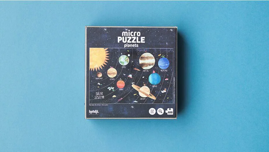 Micro-puzzle Londji Descopera planetele, 600 piese