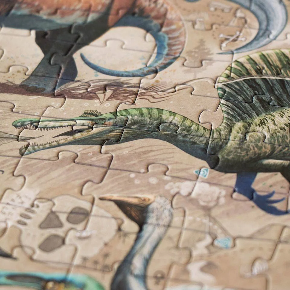 Puzzle Londji Explorator de dinozauri, 350 piese