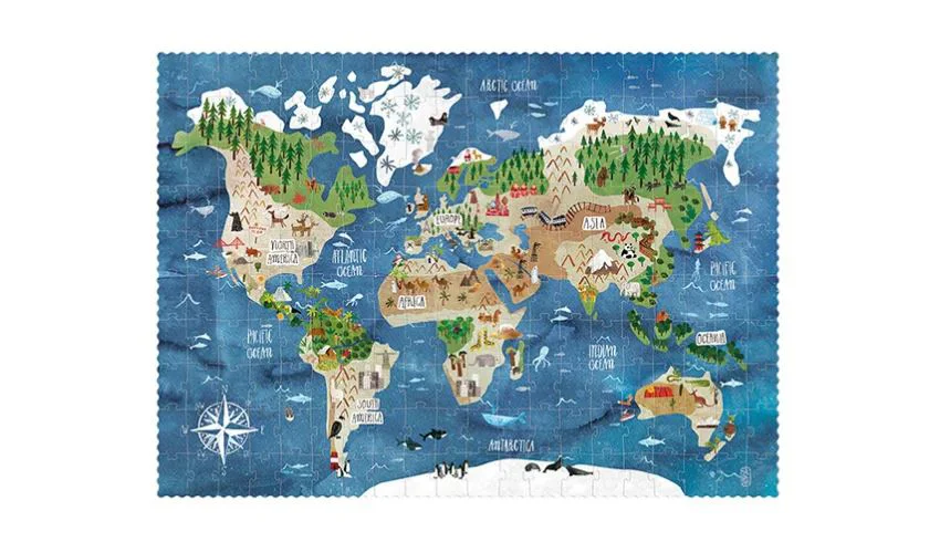 Puzzle Londji Descopera lumea, 200 piese