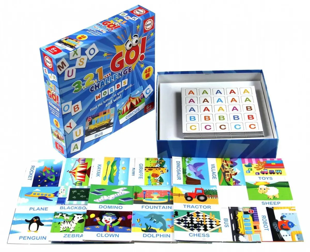 Развивающая игра Educa 3, 2, 1 Вперёд! Вызов: Слова foto