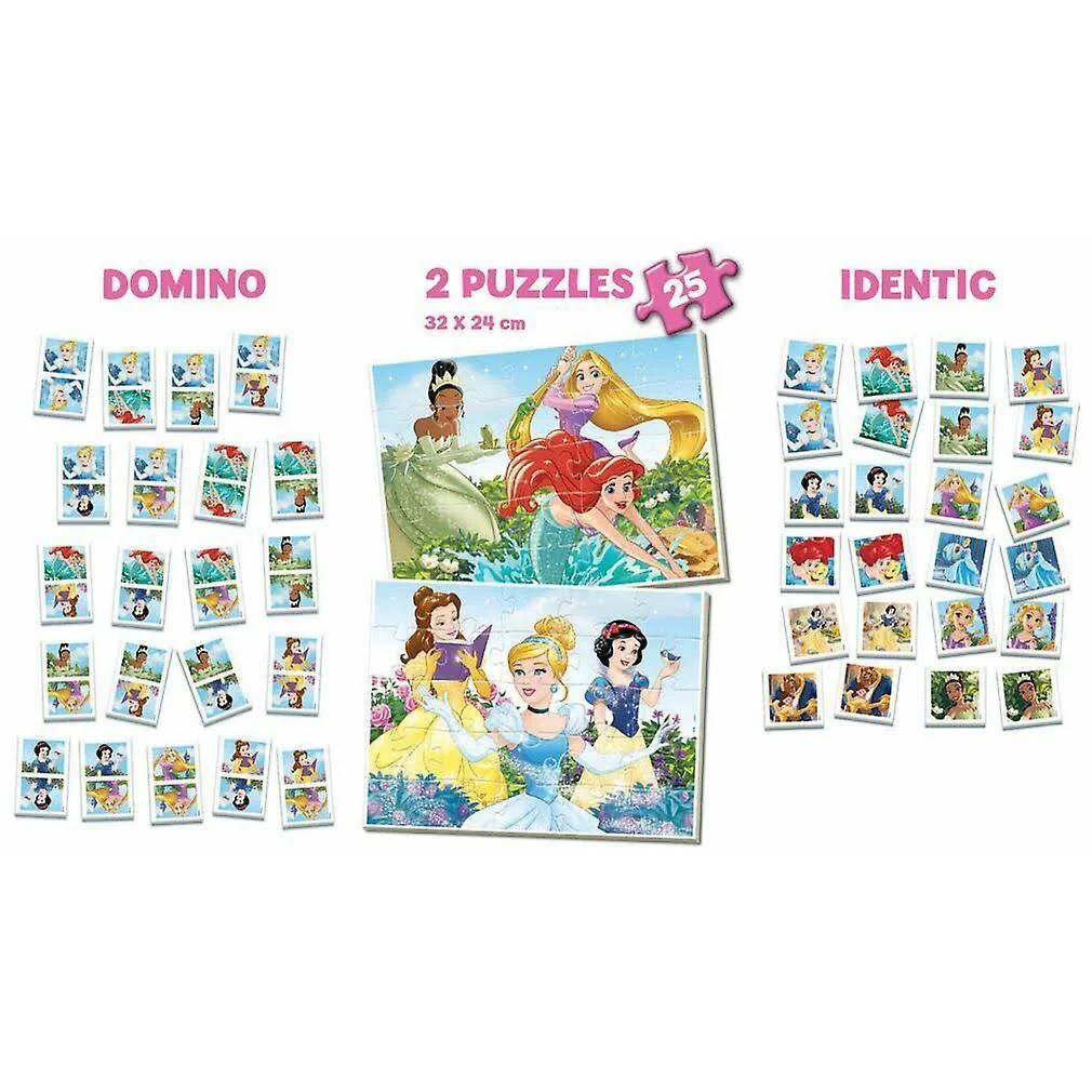 Puzzle Educa 4 in 1 Printesele Disney Superpack foto