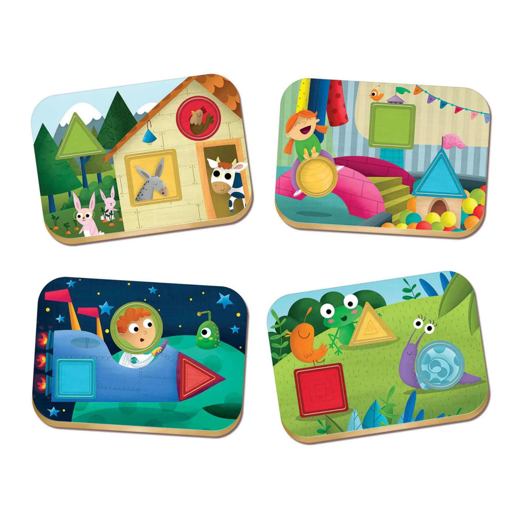 Puzzle Educa Forme pentru bebelusi, 12 piese foto
