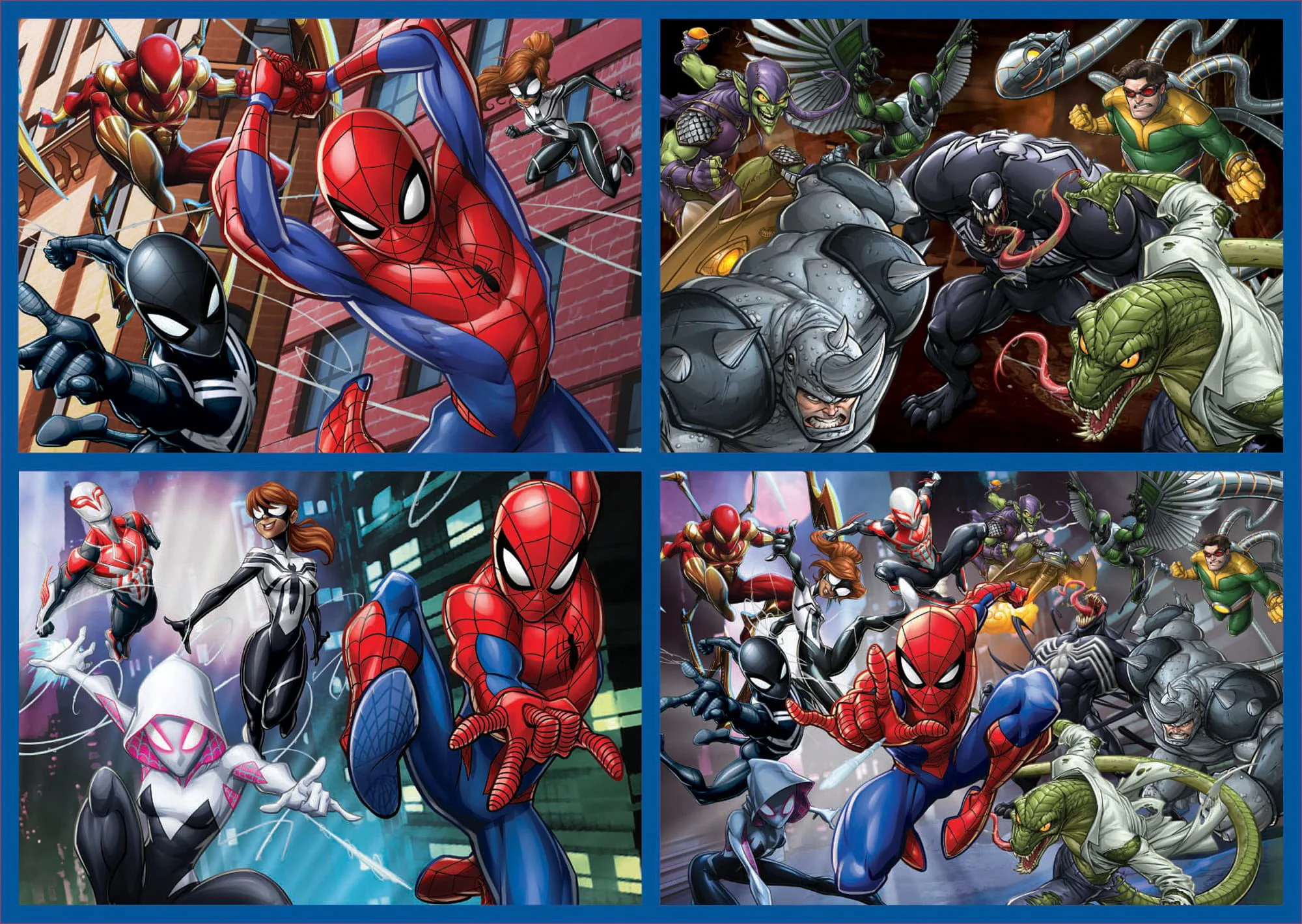 Puzzle Educa 4 in 1 Spider-Man foto