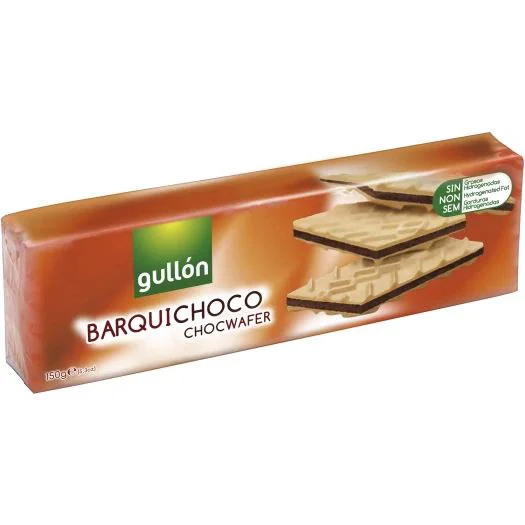 Napolitane cu ciocolata Gullon Barquichoco, 150 g foto