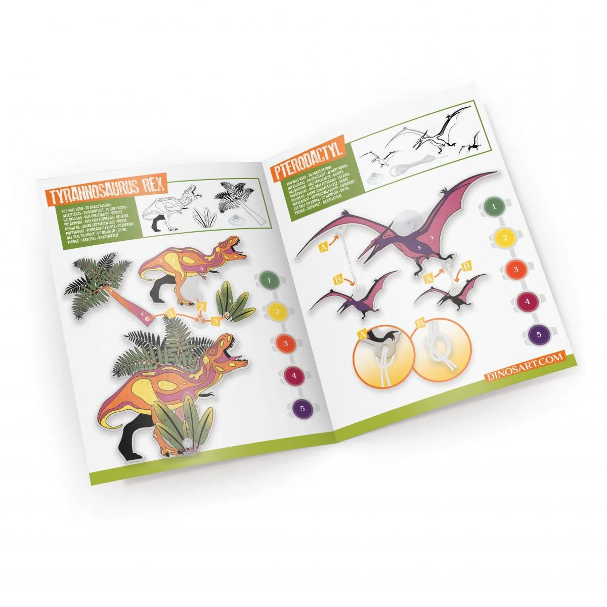 Набор для творчества DinosArt Suncatchers