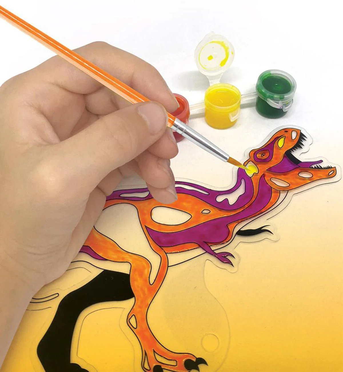 Set de creatie DinosArt Suncatchers