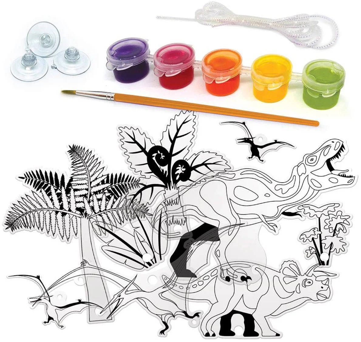 Set de creatie DinosArt Suncatchers