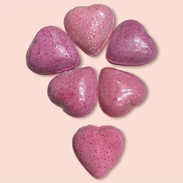 Косметический набоp Martinelia Бомбочки для ванны, BFF, Heart Fizzers foto