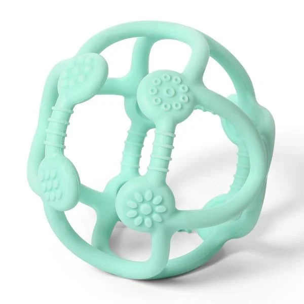 Прорезыватель силиконовый для зубов BabyOno Ortho Menta foto
