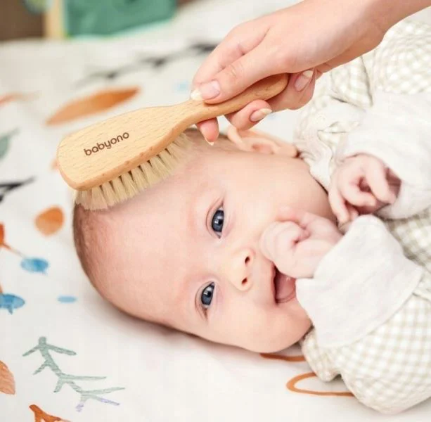 Щетка из натуральной щетины BabyOno foto