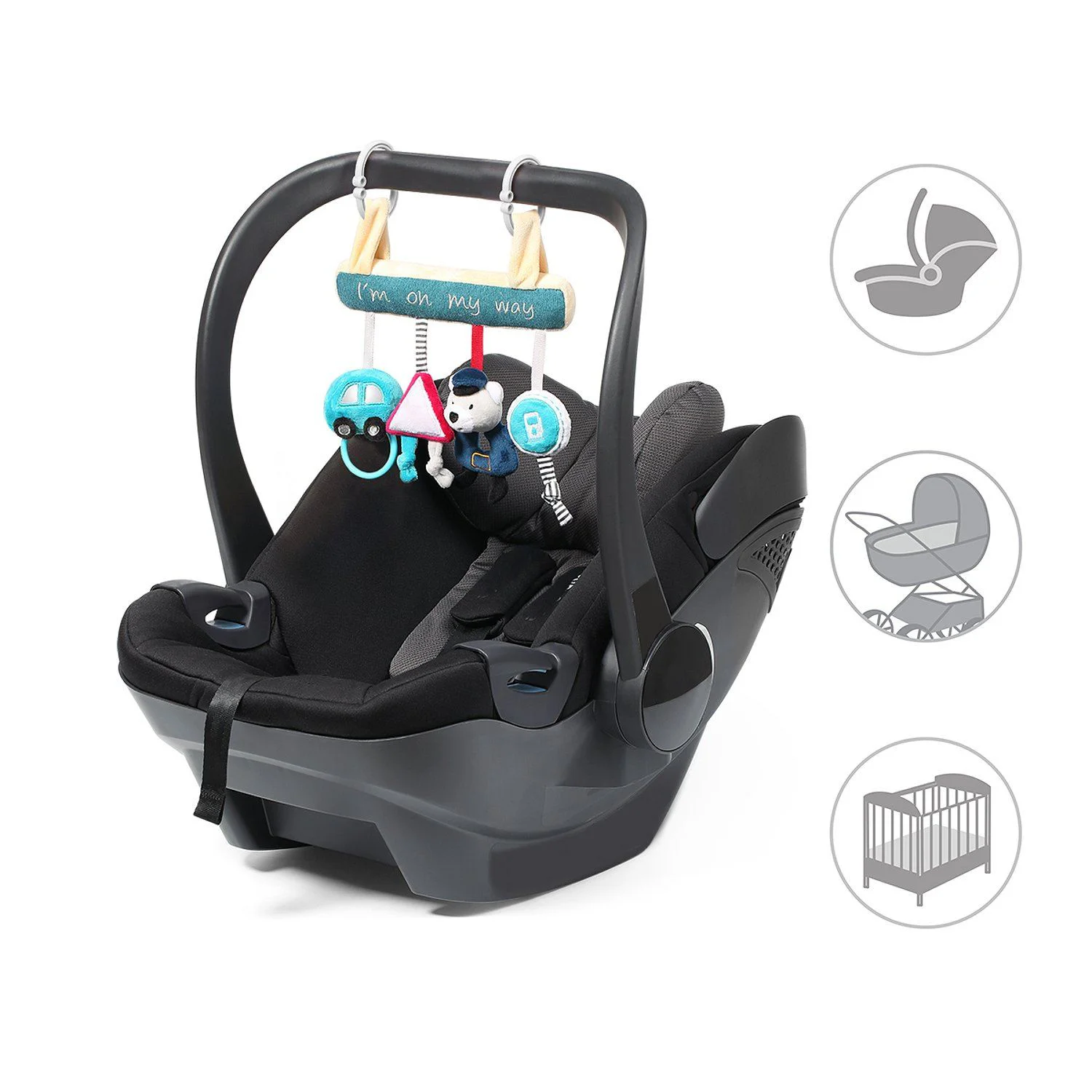 Jucarie educativa pentru carucior BabyOno I'm On My Way foto