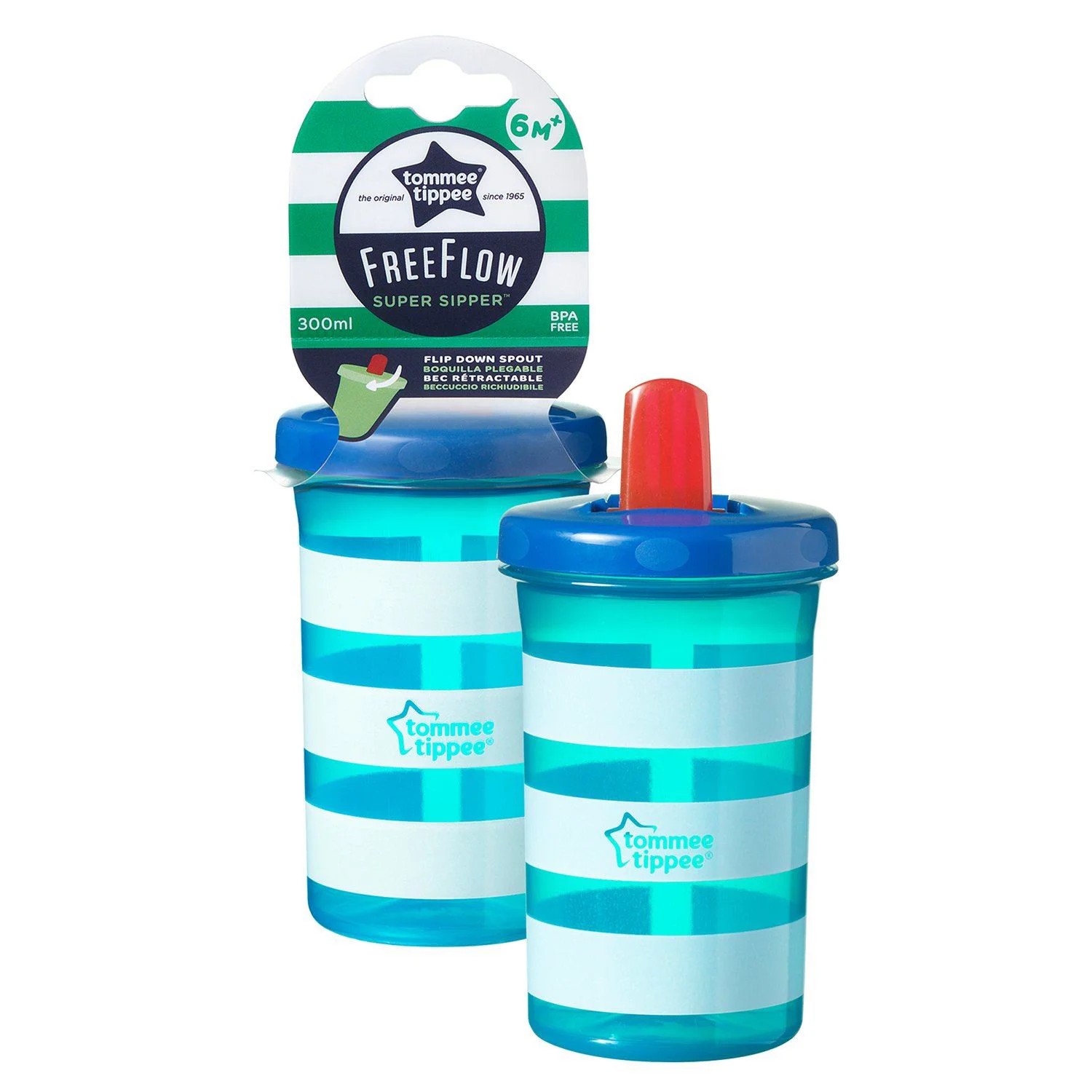 Стакан-поильник Tommee Tippee Sipper Cup Cиний (6+ мec), 300 мл