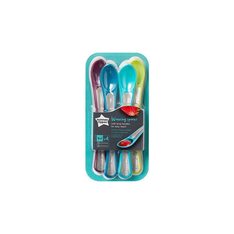 Lingurite pentru intarcat Tommee Tippee (4+ luni), 4 buc. foto