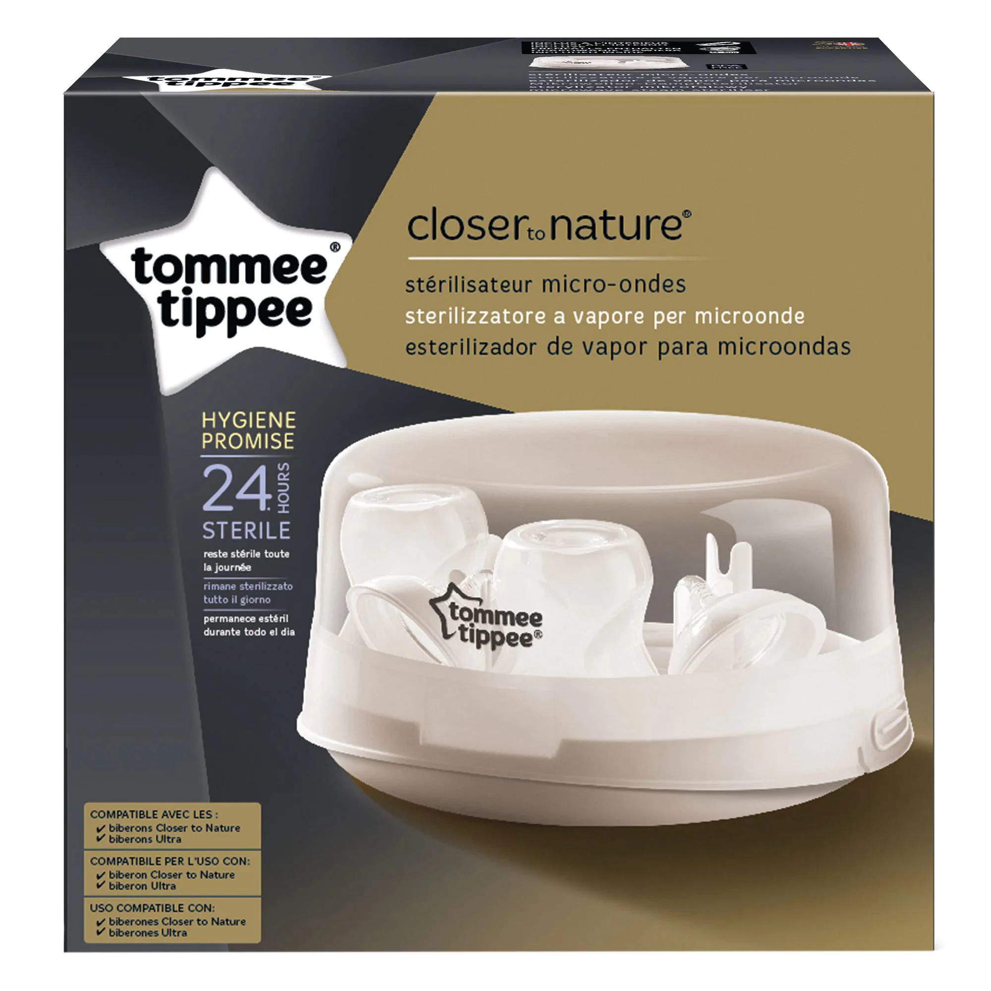 Паровой стерилизатор для микроволновой печи Tommee Tippee