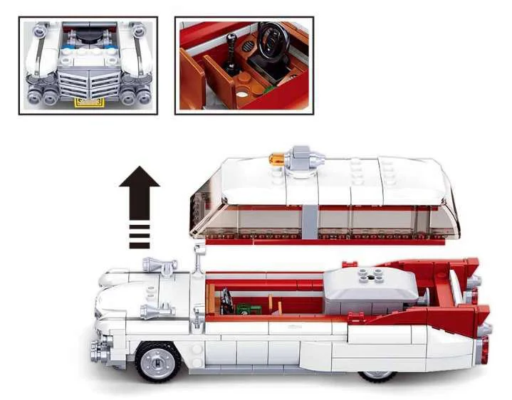 Constructor Sluban model bricks - Masina americana foto