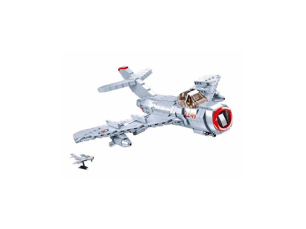 Constructor Sluban Model Bricks Mig-15 Fighter foto