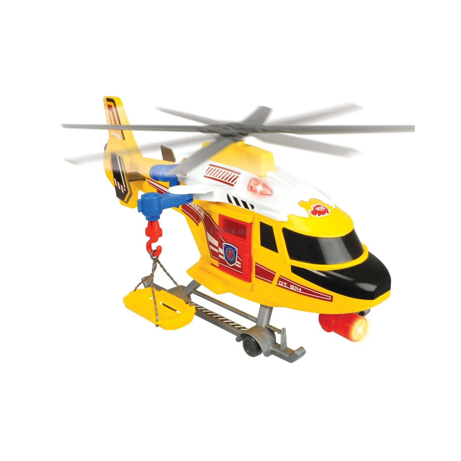 Jucarie Dickie Elicopter de salvare, cu sunete si lumini, 41 cm