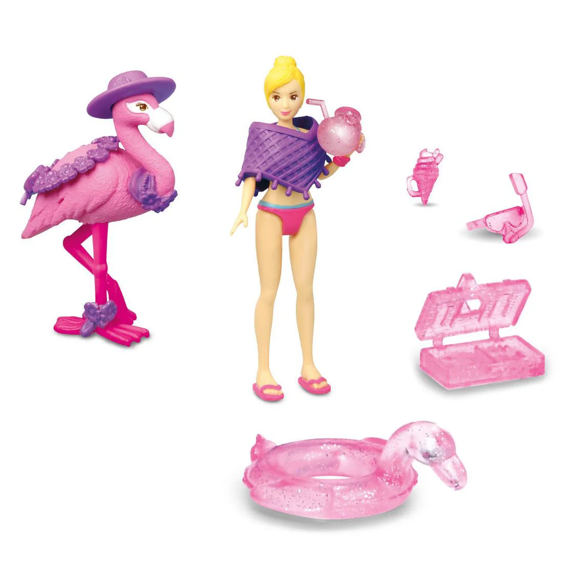 Set de joaca Dickie Uimitorul Jeep Flamingo, 22 cm foto