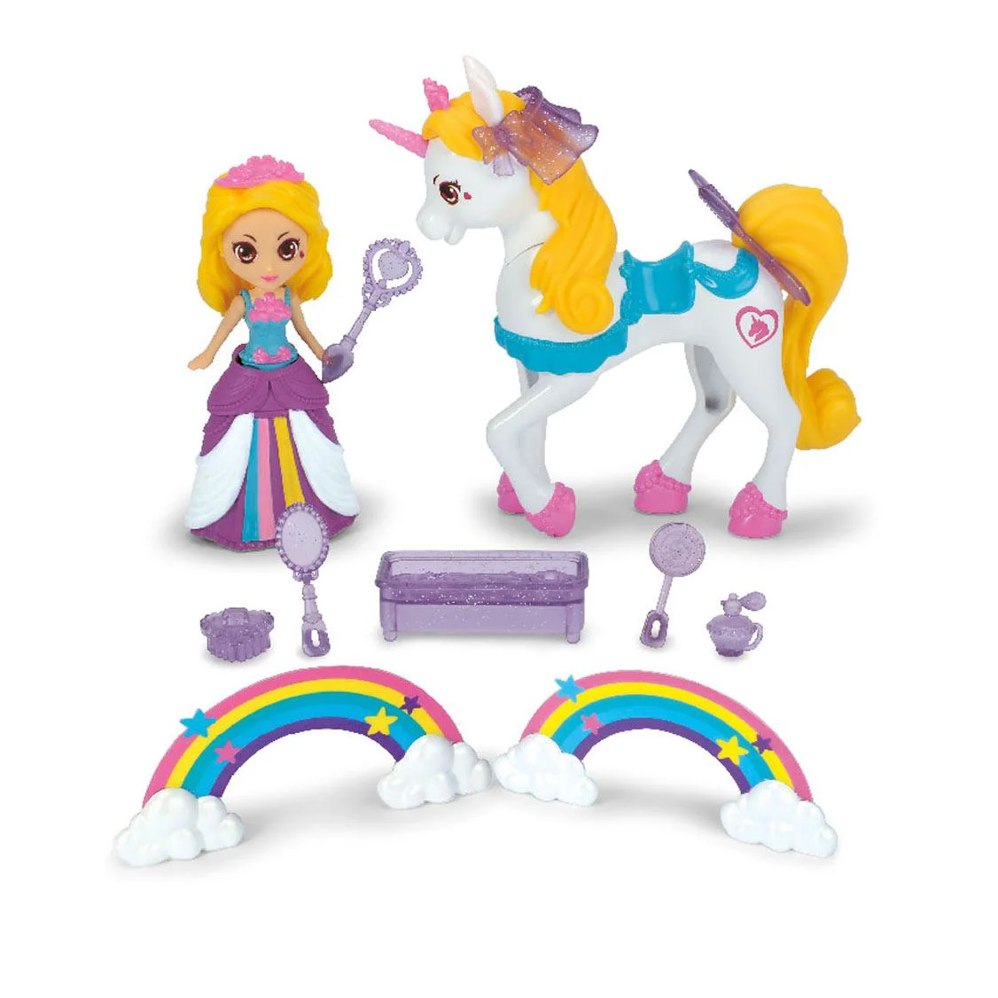 Set de joaca Dickie Uimitorul Trailer Unicorn, 40 cm foto