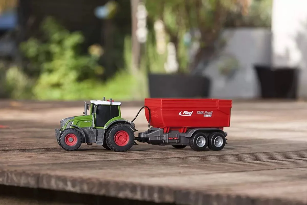 Masinuta Dickie Tractor Fendt cu sunete si lumini, 41 cm foto