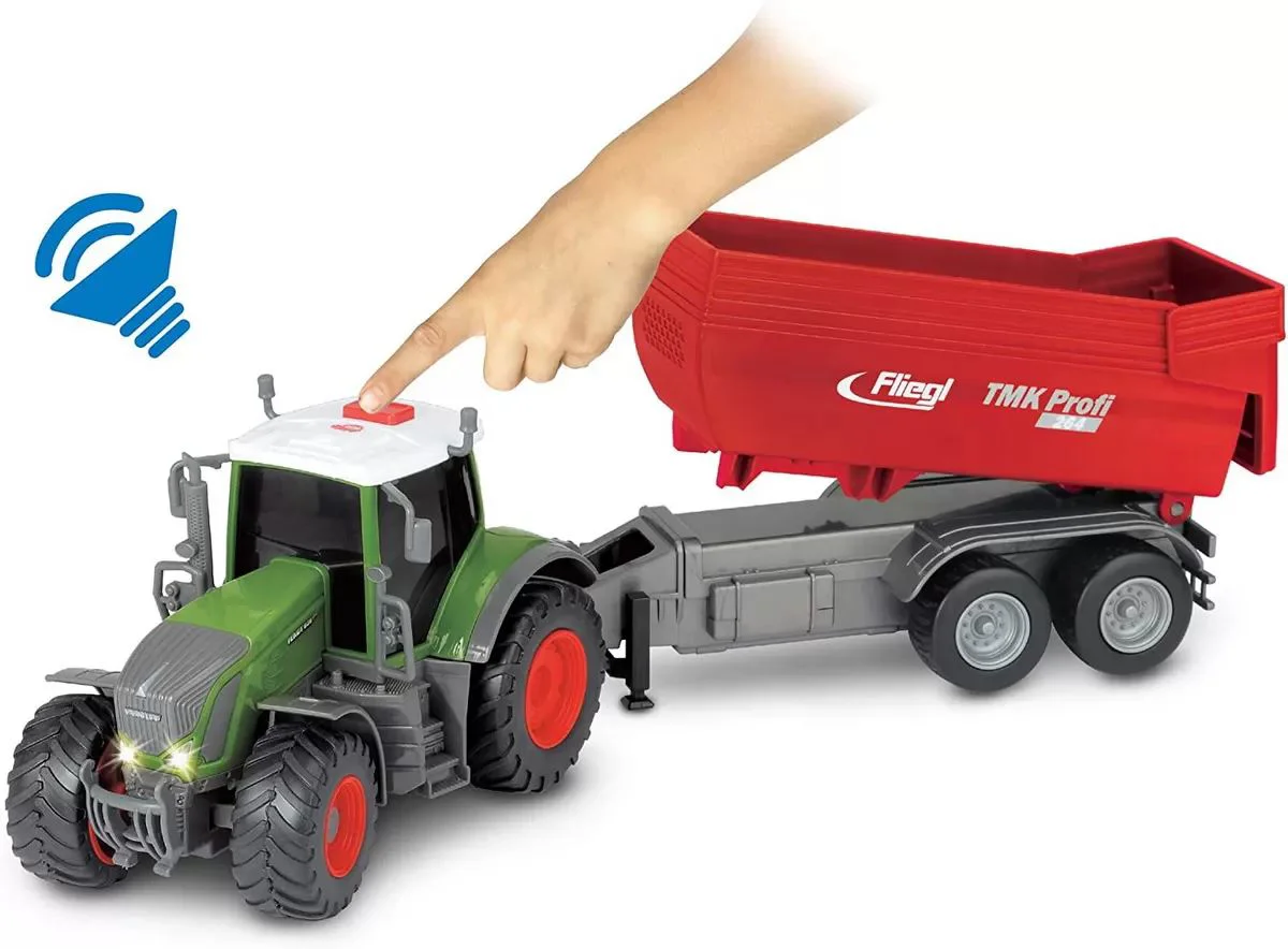 Masinuta Dickie Tractor Fendt cu sunete si lumini, 41 cm foto