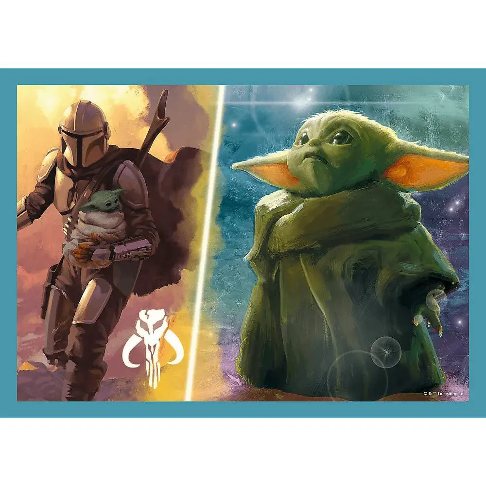 Puzzle Trefl  4 in 1 The Mandalorian Star Wars foto