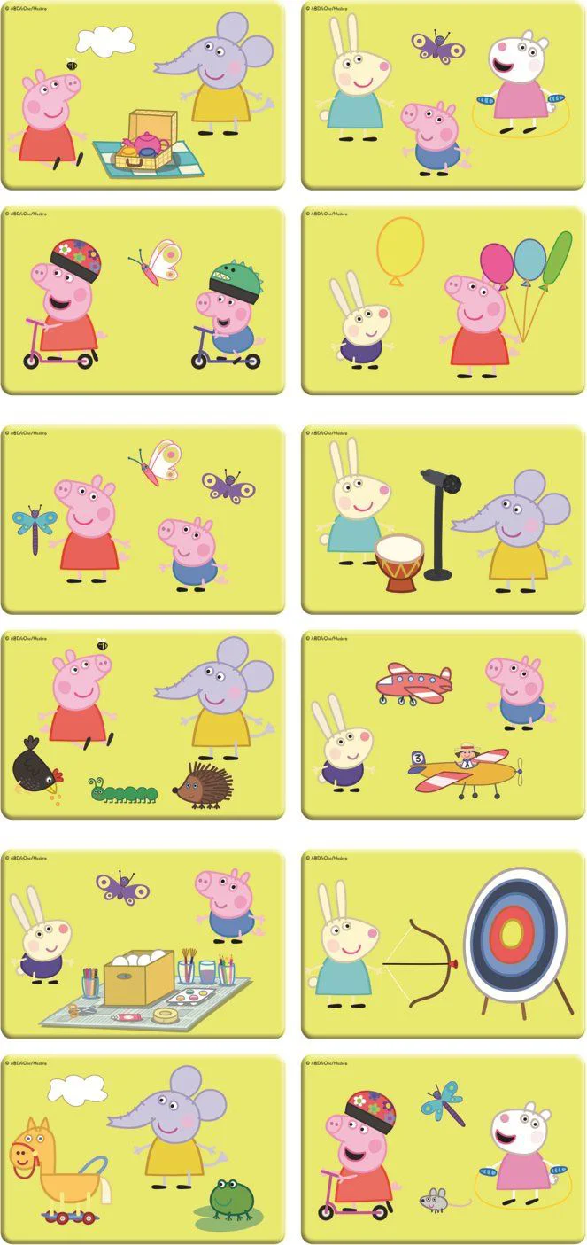 Puzzle magnetic Trefl Fericita Peppa