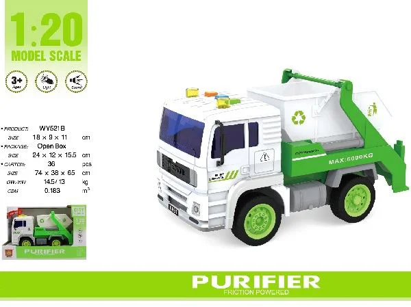 Masinuta Wenyi Autospeciala Camion de salubritate, cu lumini si sunet foto
