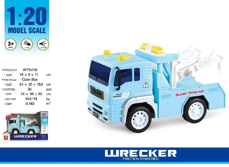 Masinuta Wenyi Autospeciala Camion de demolare, cu lumini si sunet foto