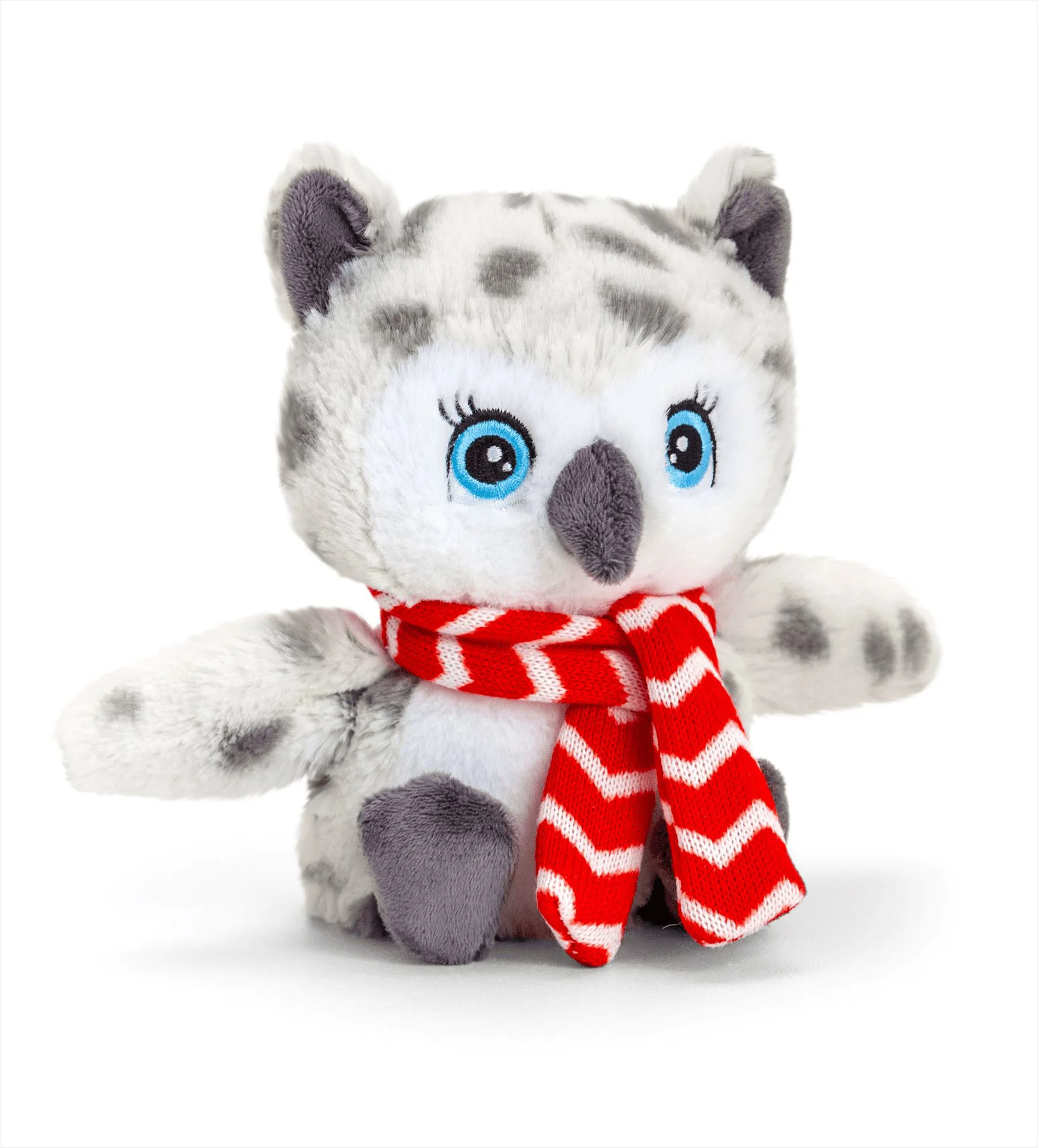 Jucarie de plus Animale cu fular Adoptable World Christmas, 16 cm