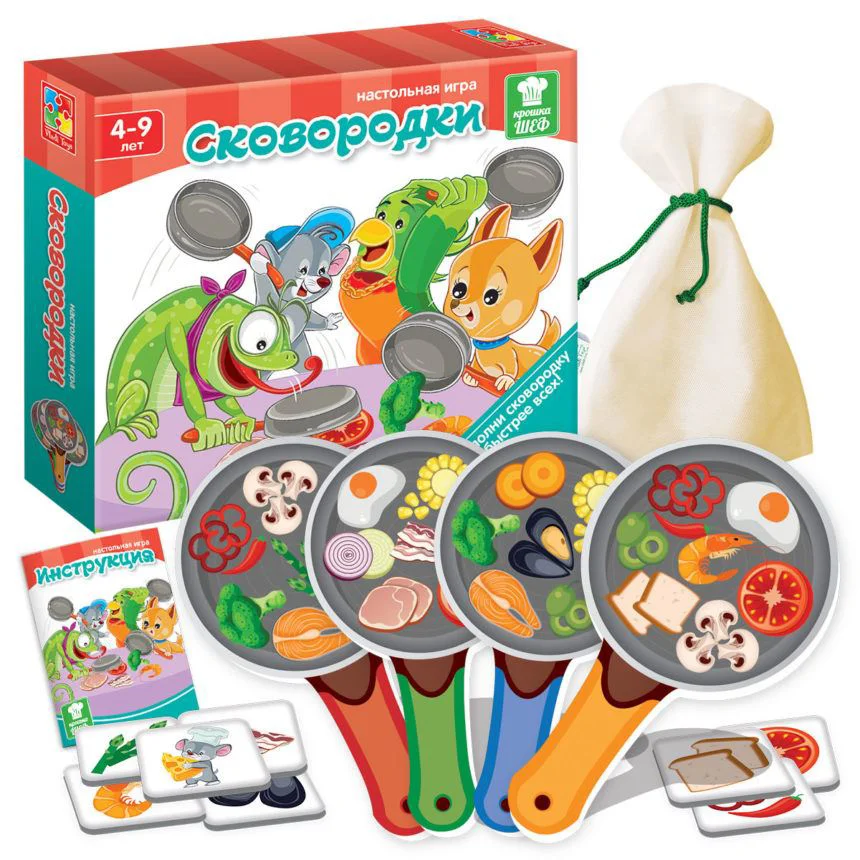 Игра настольная Vladi Toys Сковородки foto