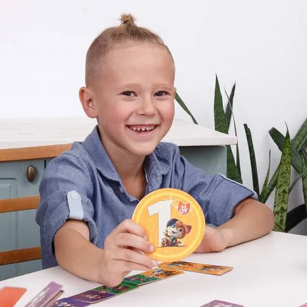 Настольная игра Vladi Toys 44 Котенка, Домино foto