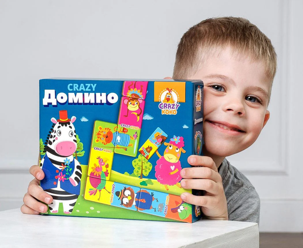 Настольная игра Vladi Toys Crazy Домино foto