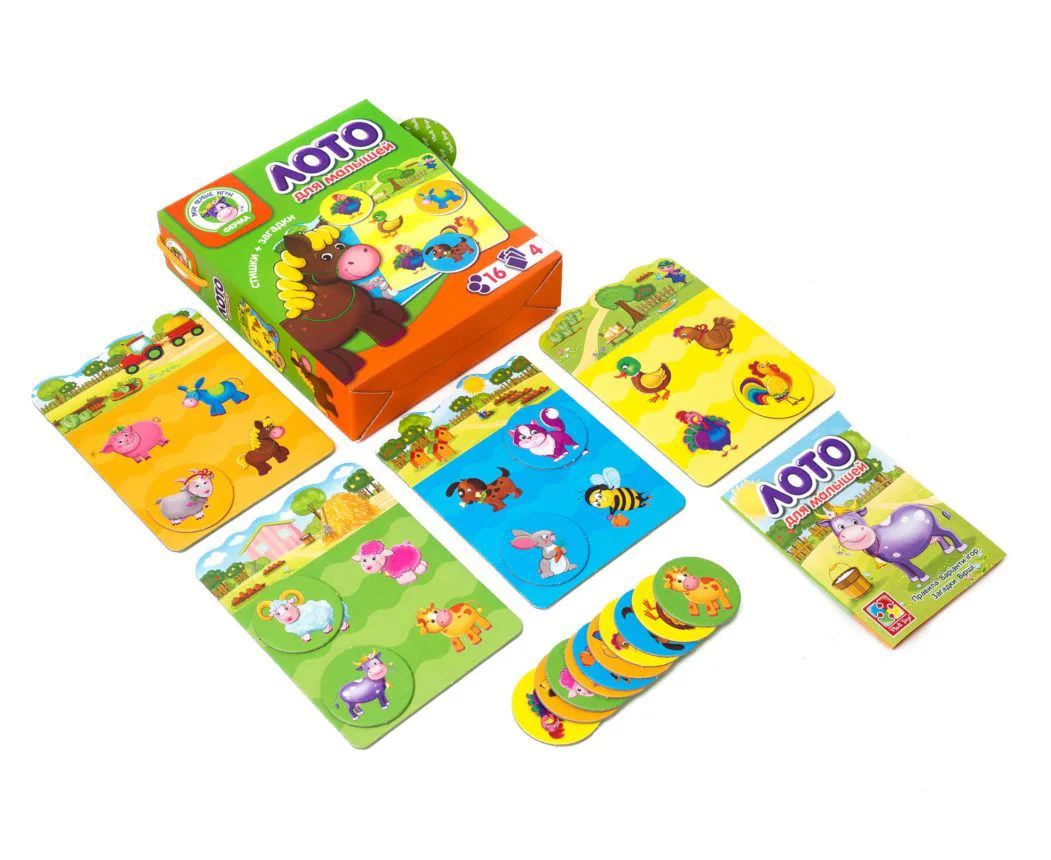 Joc de societate Vladi Toys Loto, Ferma