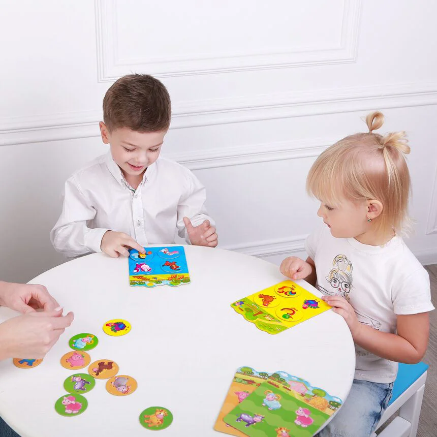 Joc de societate Vladi Toys Лото, Ферма foto