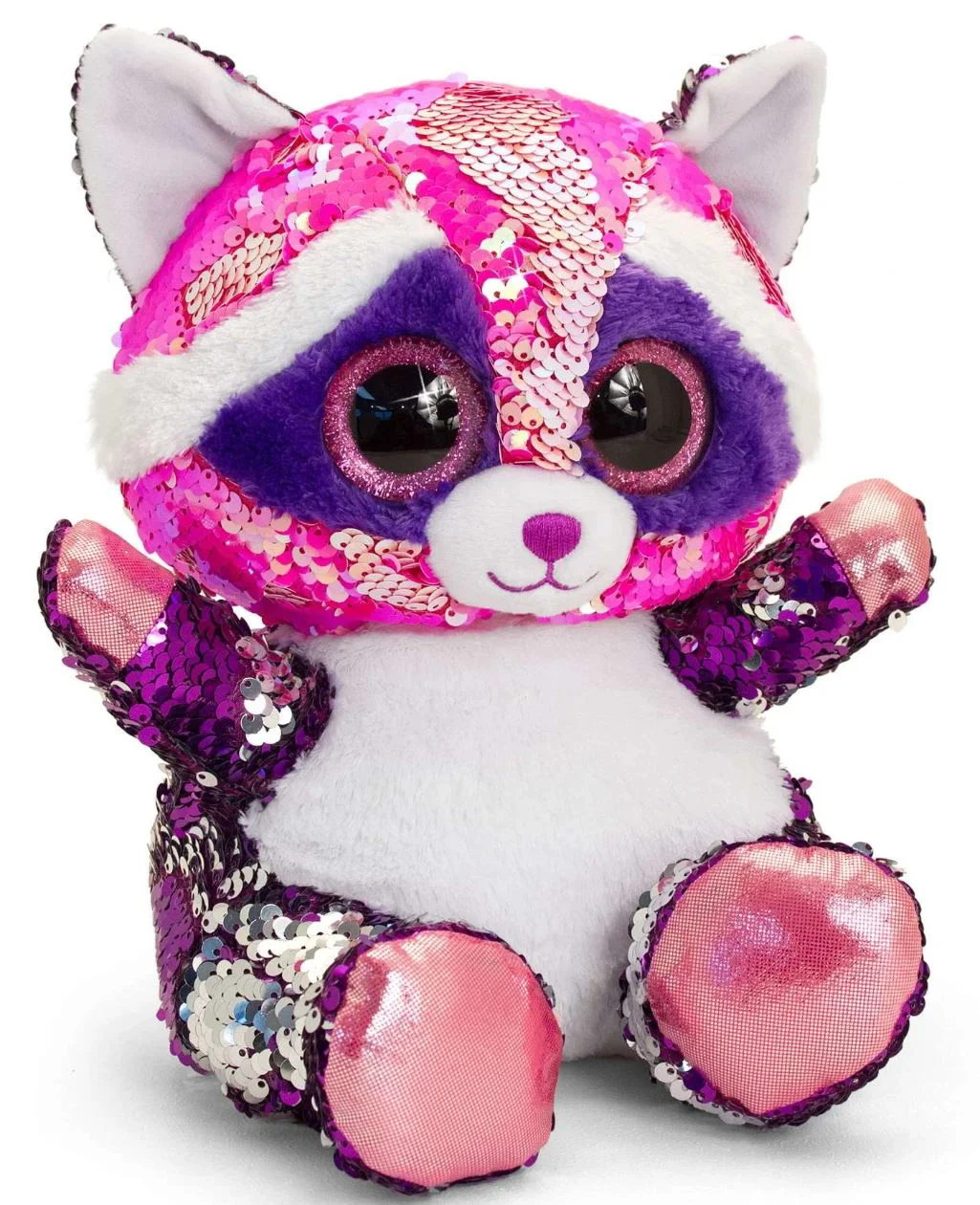 Jucarie moale Glitter Motsu Animalute, 30 cm foto