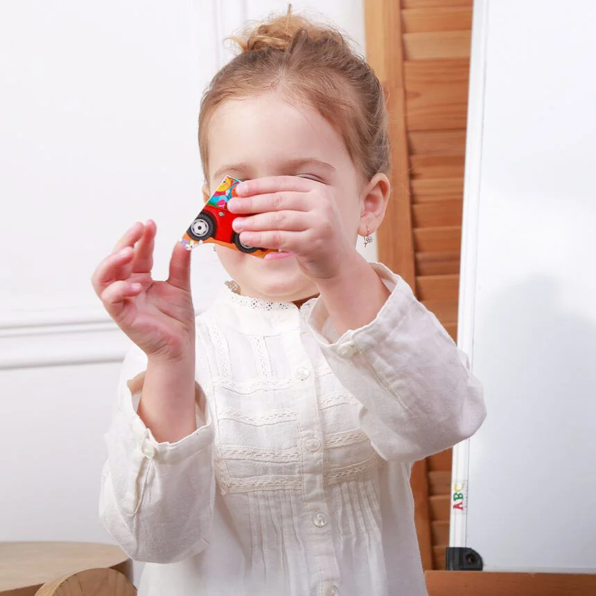 Puzzle magnetic Vladi Toys Soriceii, 16 piese
