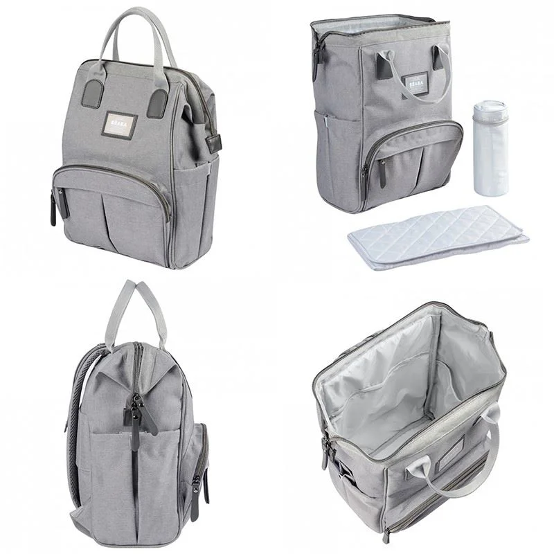 Rucsac de infasat Beaba Wellington Heather Grey foto
