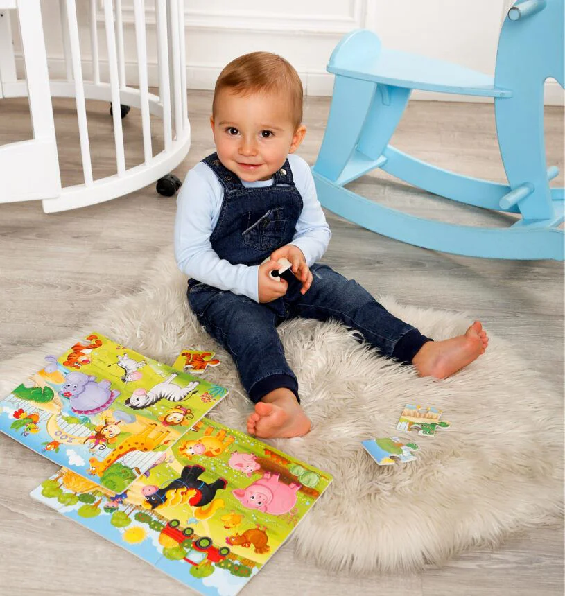 Мягкие пазлы Vladi Toys Ферма, А4, 24 детали