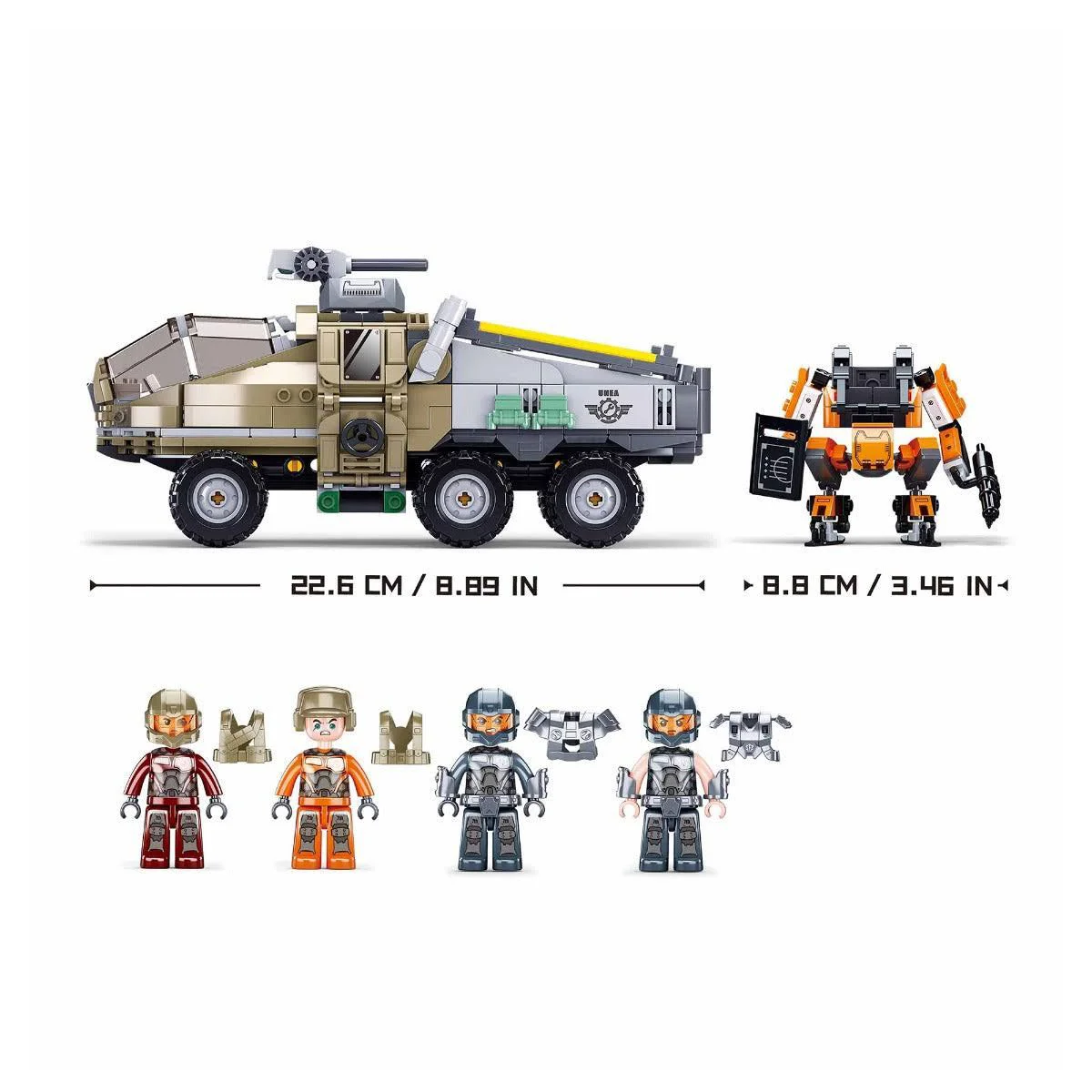 Constructor Sluban Atomic Storm, Evadarea foto
