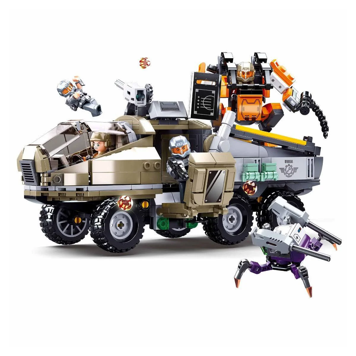 Constructor Sluban Atomic Storm, Evadarea foto