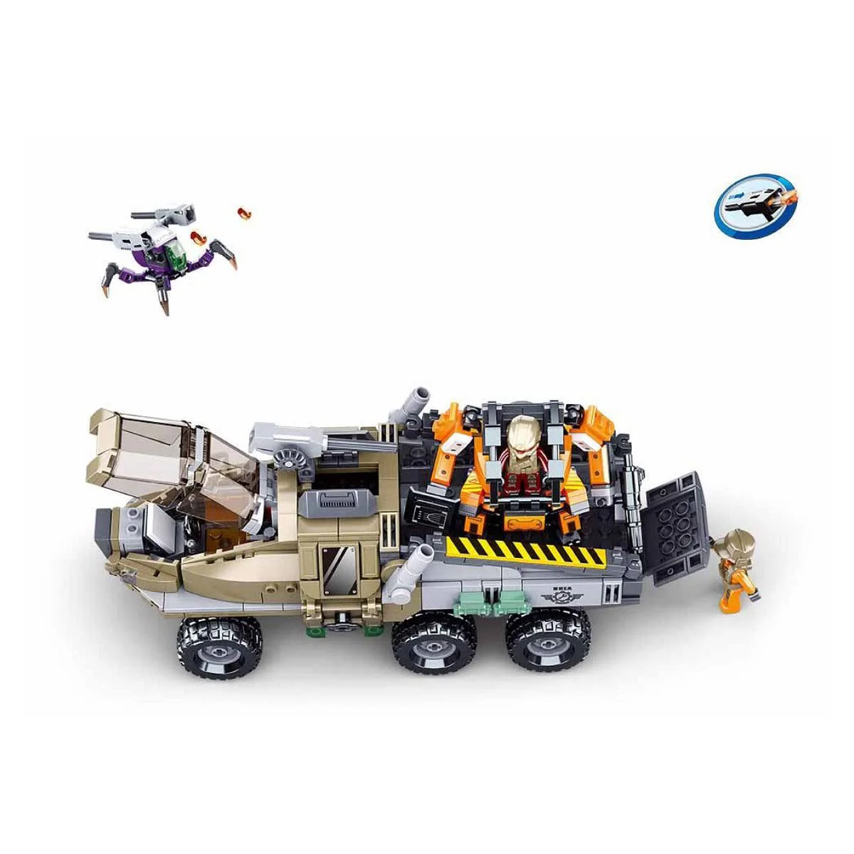 Constructor Sluban Atomic Storm, Evadarea foto