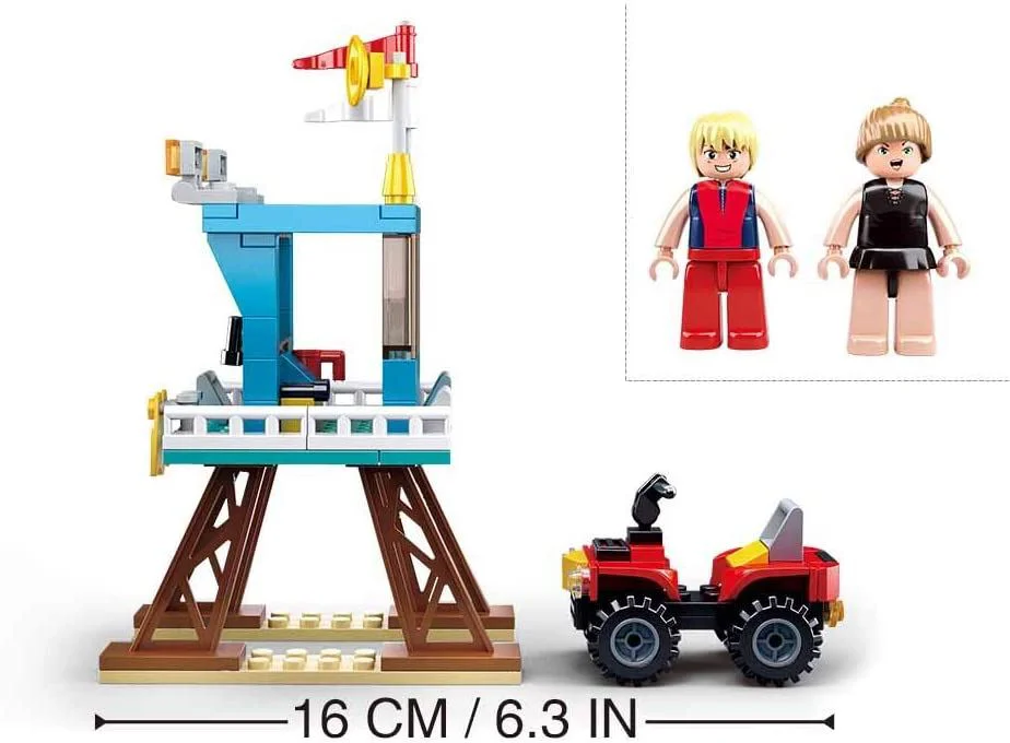 Constructor Sluban City Beach Turnul de salvare foto
