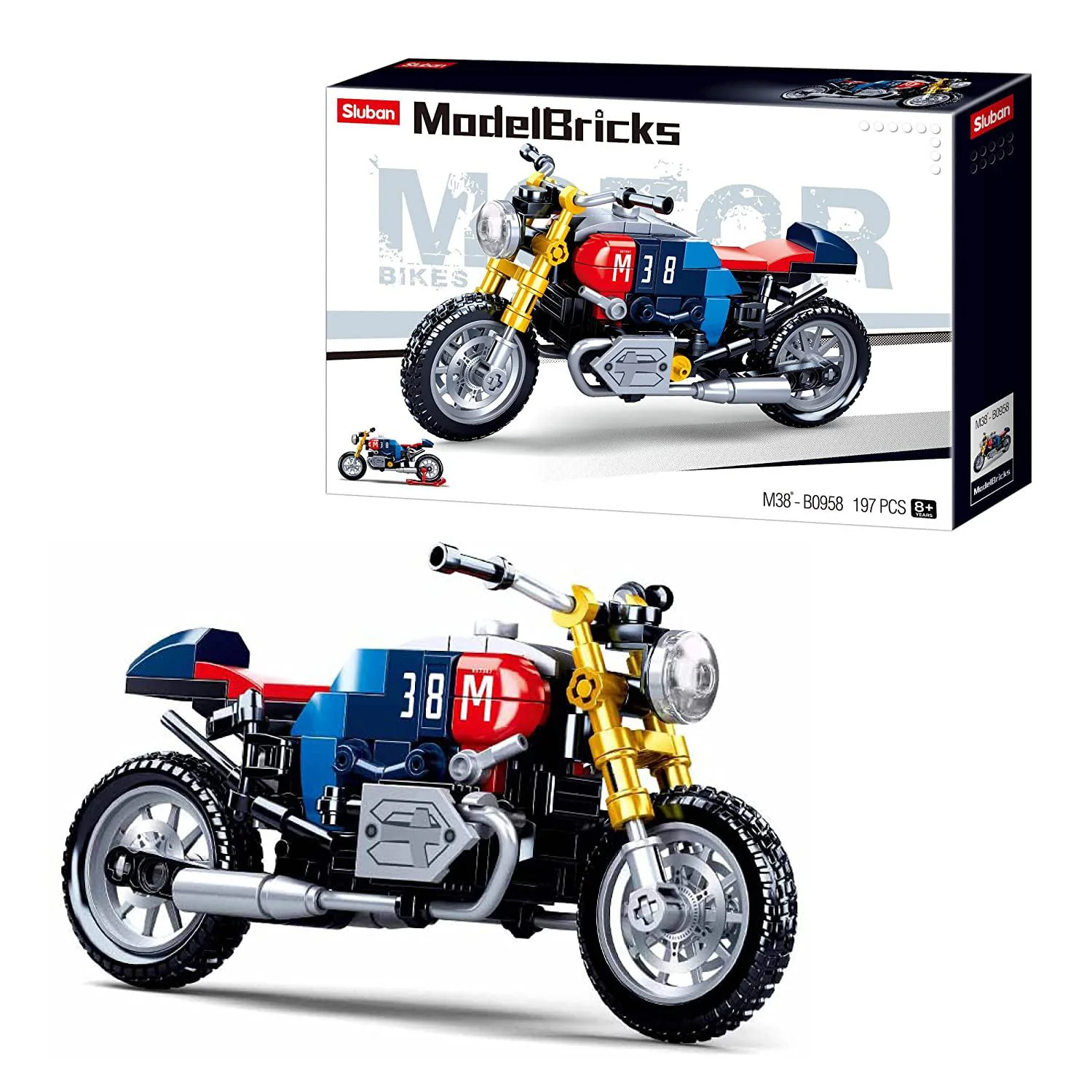 Конструктор Sluban Model Bricks Мотоцикл