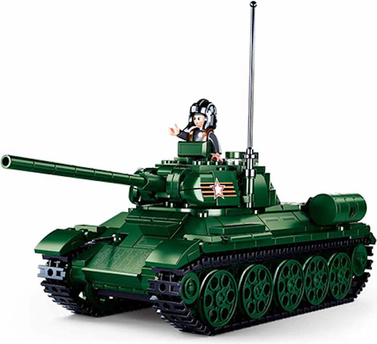 Constructor Sluban Model Bricks, T34-85 Tanc foto