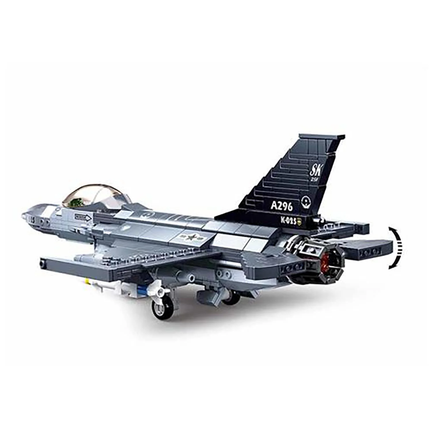 Constructor Sluban Model Bricks, F16C Falcon Fighter foto
