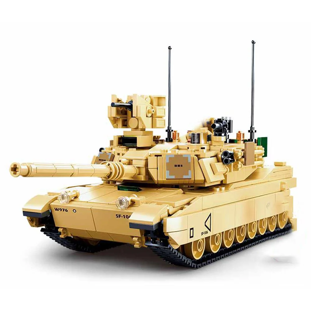 Constructor Sluban Model Bricks, M1A2 v2 Abrams M foto