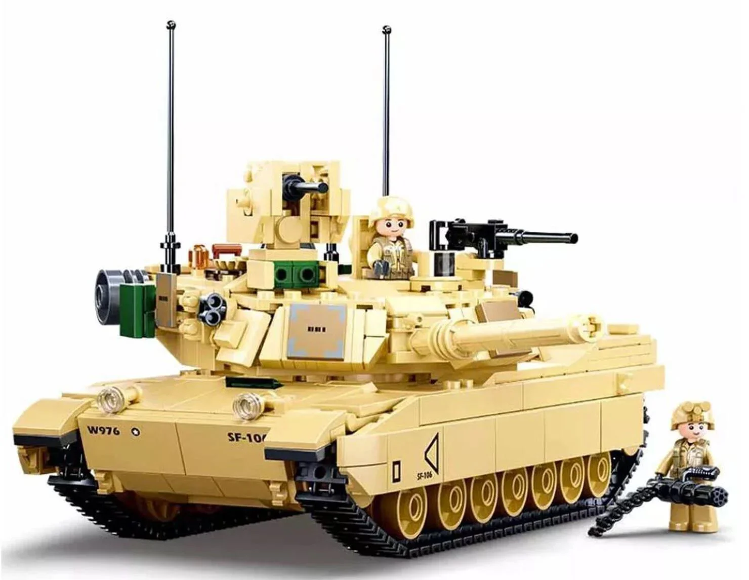 Constructor Sluban Model Bricks, M1A2 v2 Abrams M foto
