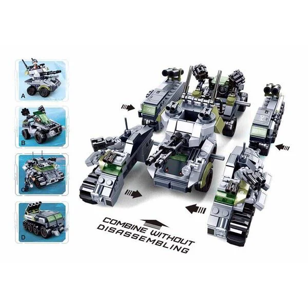 Constructor Sluban 4 in 1 Razboiul Spatial foto